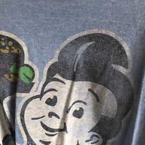 Vintage Cartoon Character Graphic Tee in Heather Blue